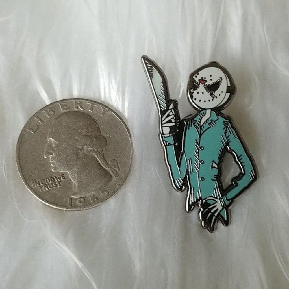 Jack Skellington as Jason Voorhees Enamel Pin - Picture 2 of 6